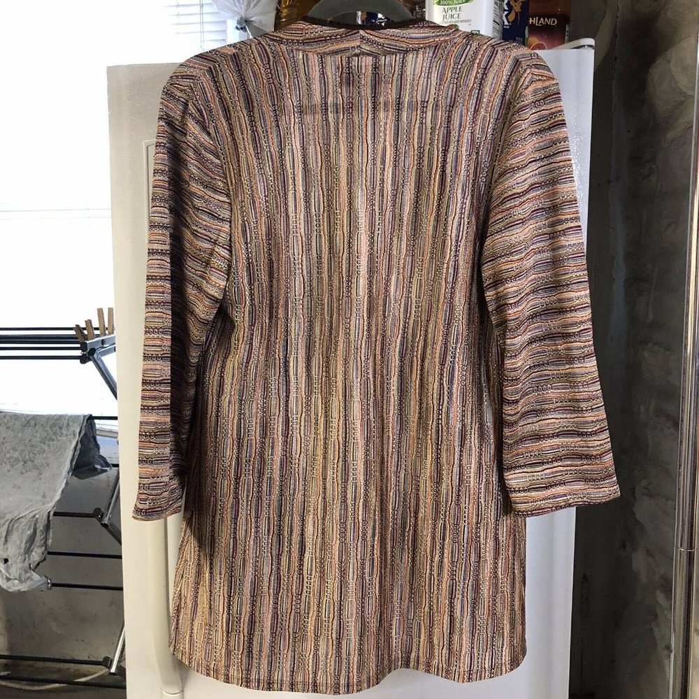 Peck & Peck Weekend Size Medium Open Cardigan - image 4